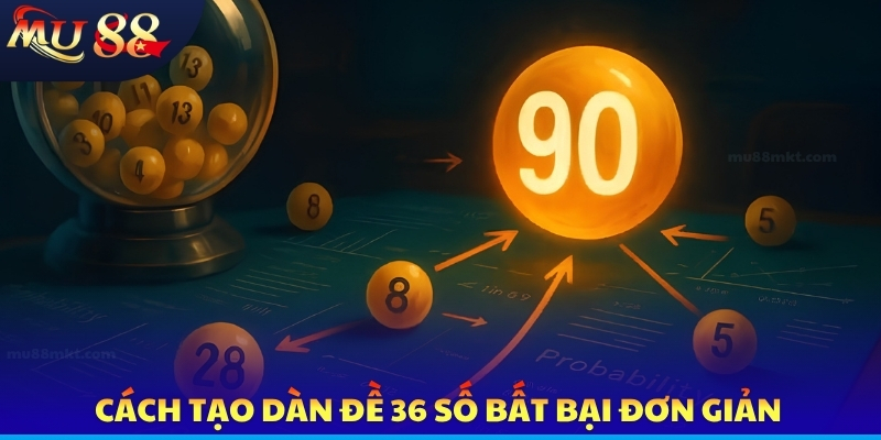 Cách tạo dàn đề 36 số bất bại đơn giản